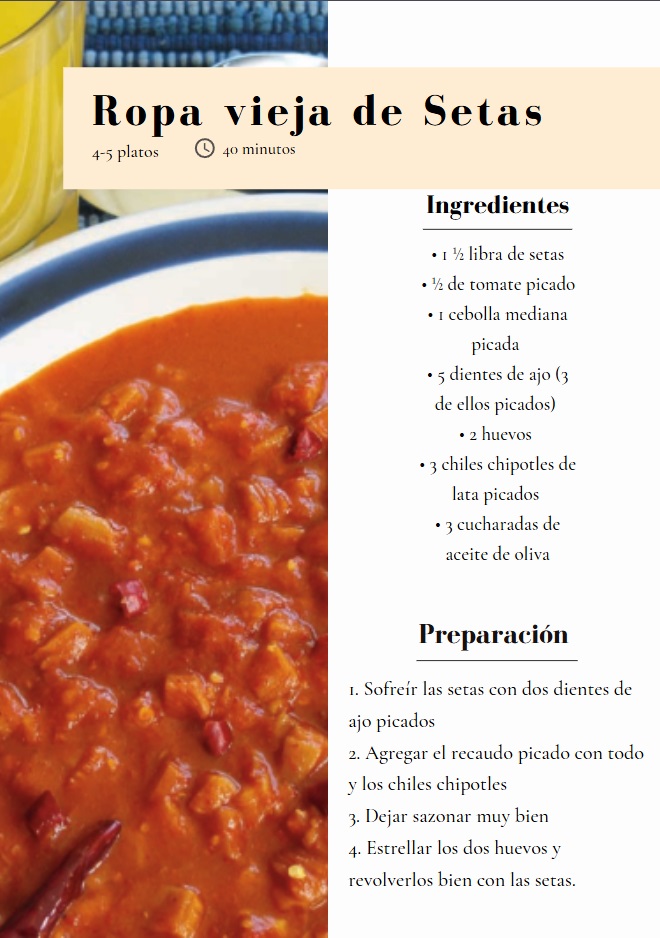 Ropa Vieja de Setas