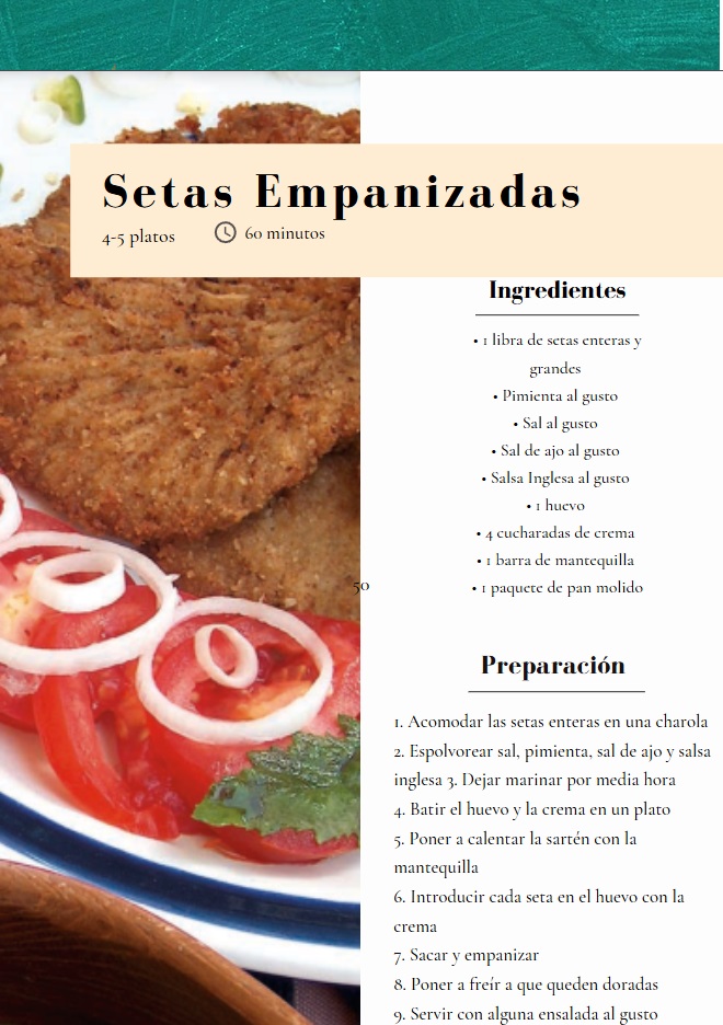 Setas Empanizadas